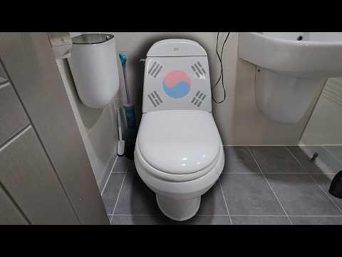 Korean bathroom situation is crazy