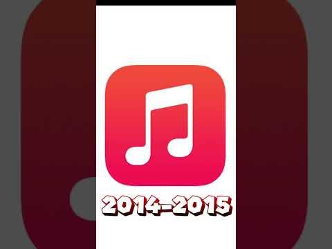 Apple iOS Music Logo Evolution Historical Logos #shorts #y2k #apple #ios #iphone #technology #music