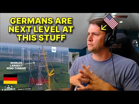 American reacts to: Lausitzer Mega-Windrad bricht Weltrekord: Höher als der Eiffelturm