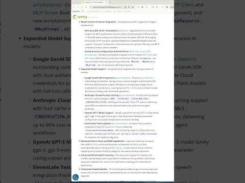 Spring AI 1.1.0-M1 Available Now
