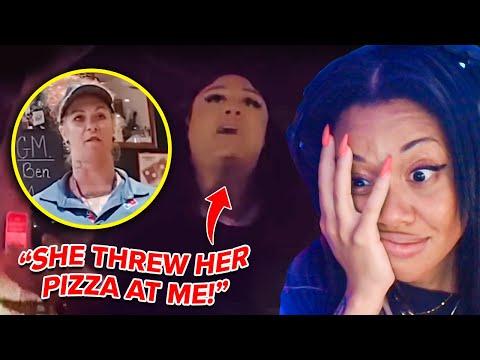 2AM dominos demon LOSES HER MIND over cold pizza
