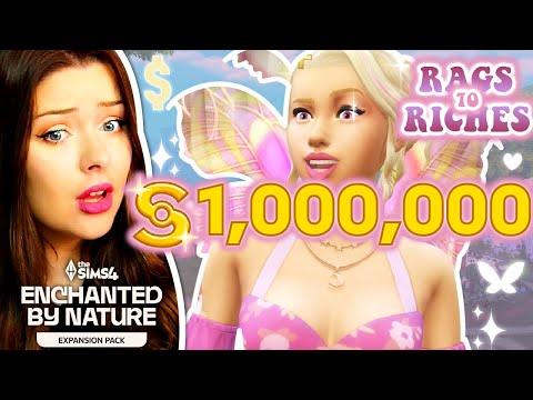 Can I Get Rich as a FAIRY in The Sims 4 Enchanted by Nature?? Fairy Rags to Riches