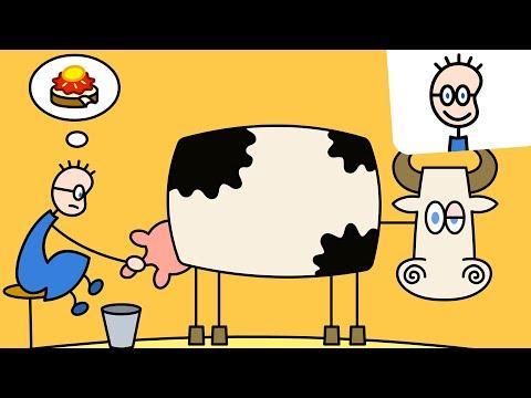 Tom und Luisa die Kuh | TOM und das Erdbeermarmeladebrot mit Honig