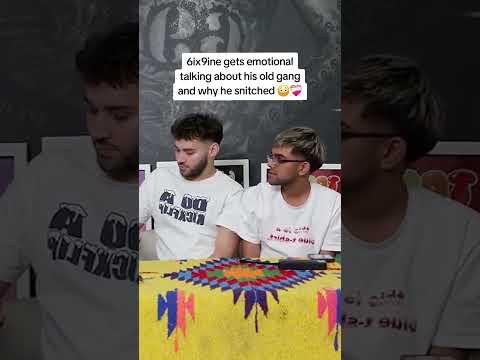 6ix9ine gets emotional talking about his old gang and why he snitched 😳❤️‍🩹