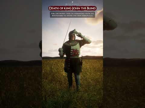Blind King's Heroic Last Stand at Crécy #shorts #fyp #crecy #john #medievalhistory #chivalry #battle