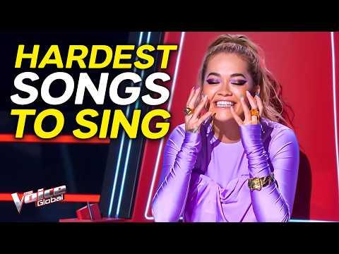 Only 1% Can Sing These! Top 21 IMPOSSIBLE Songs | The Voice Global