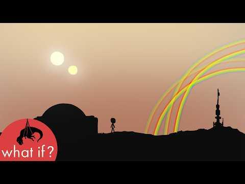 What would a rainbow be like on Tatooine?