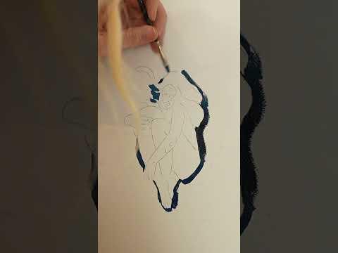 ich konnte nicht schlafen, also habe ich gemalt