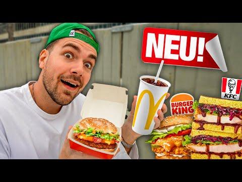 Ich teste ALLE FASTFOOD NEUHEITEN 🤤😍
