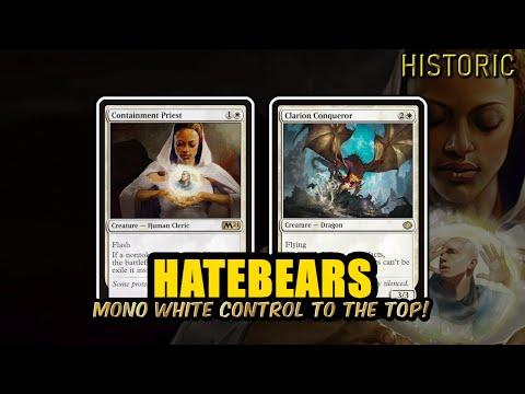 Control The META With Hatebears! – Mono White Control | Historic BO3 | MTG Arena