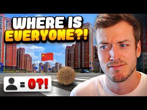 Discovering China's Most Famous GHOST CITY! - IS ORDOS TOWN REALLY ABANDONED?!