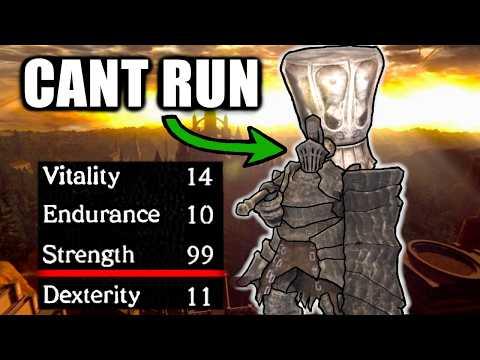 Breaking Dark Souls with the HEAVIEST Strength Only Build
