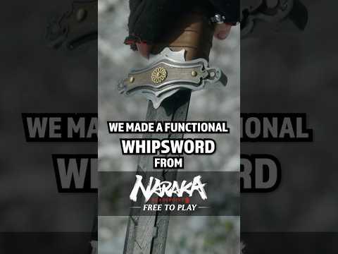 The BKS team create a working Whipsword from @NARAKABLADEPOINT on a new episode of Man At Arms!