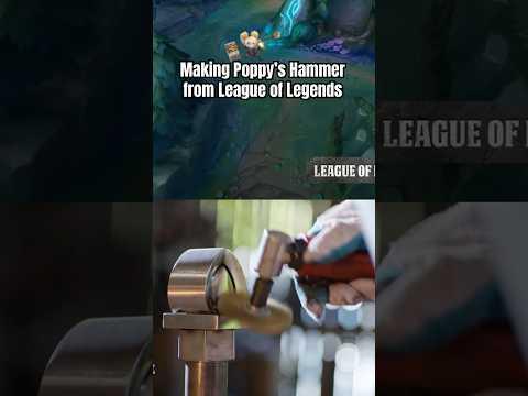 Good luck picking up Poppy’s hammer 😅 What else should we make from League of Legends?