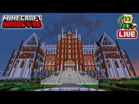 Building a Giant Haunted Manor in My 58,700 Day Hardcore Minecraft World