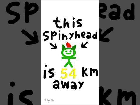 this spinyhead is 67 km away #flipnote #animation #3ds