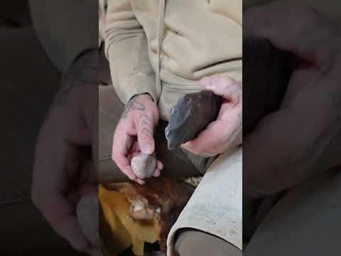 Can You Make A Knife - Biface to Blade #flintknapping #survival #primitiveskills #stonetools #diy