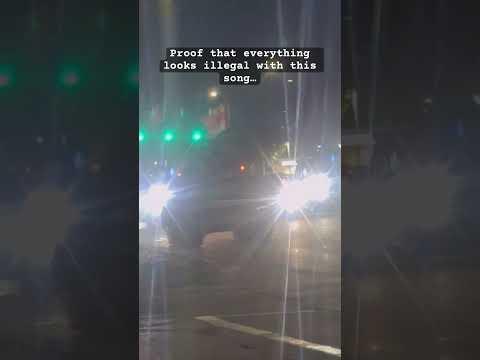 Illegal tank driving