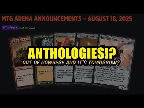 WHAT!? Anthologies Out of Nowhere!? And It's TOMORROW?
