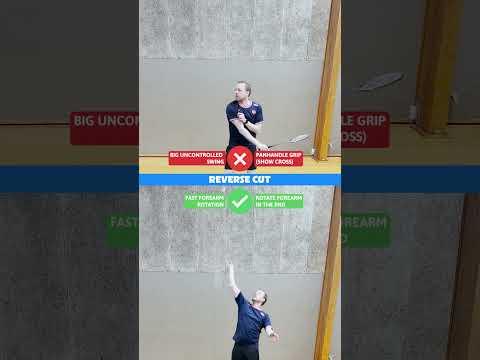 ❌ vs. ✅ Forehand Reverse Cut