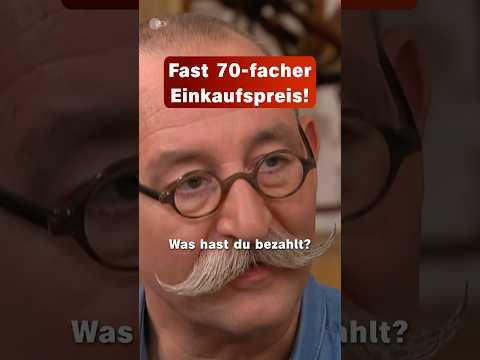 Wow! Dieser Flohmarktfund erzielt fast den 70-fachen Einkaufspreis! | Bares für Rares #shorts