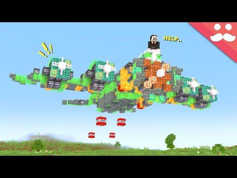 I made working propellers in Minecraft