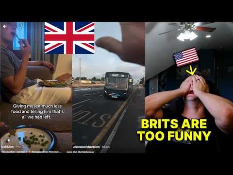American reacts to HILARIOUS British Humour TikToks