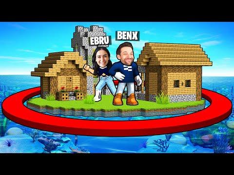 WIR LEBEN auf einer ROTEN KREIS INSEL in Roblox (VULKAN EVENT)