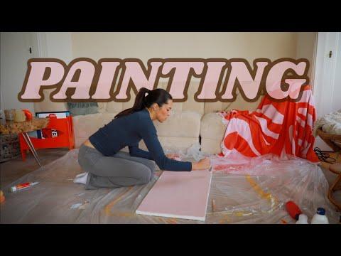 Leinwand bemalen als Person, die nicht malen kann ✨