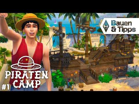 Abenteuer Ausflugsziel 🏴‍☠️  Piratenschiff in Die Sims 4 bauen 💚 Let's Build #1 (deutsch)