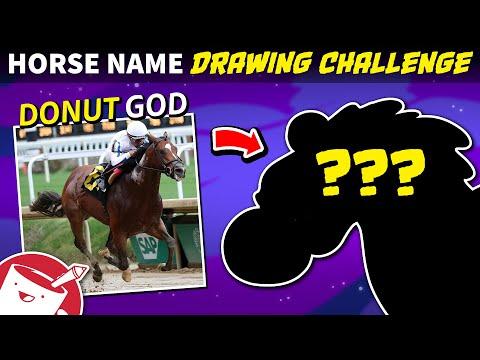 Drawing Racehorses Based Only on Their Insane Names
