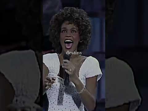 Whitney Houston - A cappella version of "One Moment in Time." WOW
