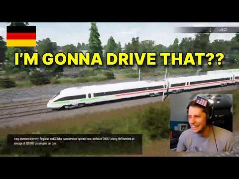 American plays German Train Simulator (no idea what i'm doing)