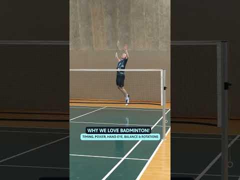 Jump Smash💥One of the reasons why we love badminton ❤️