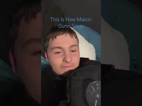 This Is How @masondunnplayz2nd Sings 🤣🤣🤣 #shorts