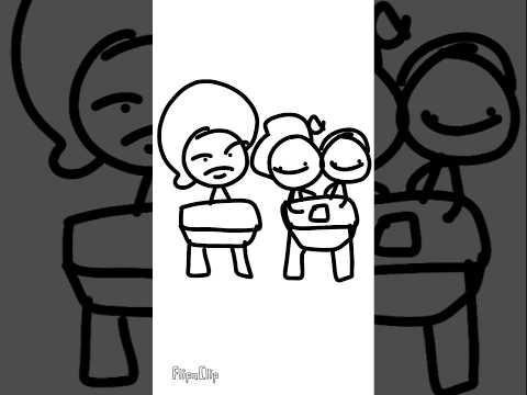 when teacher tells us to choose a partner but bro goes with someone else #animationmemes #ytshorts