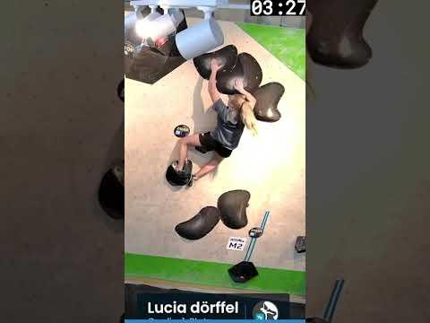 Deutsche Meisterin LUCIA DÖRFFEL schmilzt den W3 in Berlin unter Druck 🔥 | BOULDER BUNDESLIGA