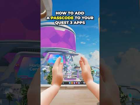 How to add a Passcode to Meta Quest 3 Apps!