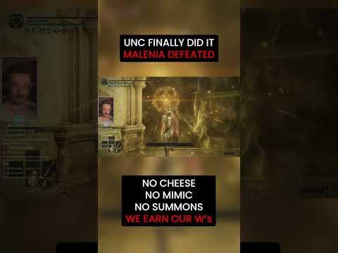 unc finally defeated malenia #fyp #eldenring #eldenringgameplay #malenia
