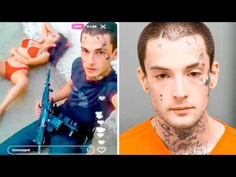 Dumme Verbrecher, die wegen Social Media Posts im Knast landeten