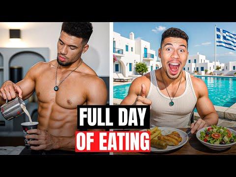 Full Day Of Eating - Mykonos Edition! | Kelvinfiti