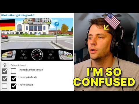American fails most basic German driving question