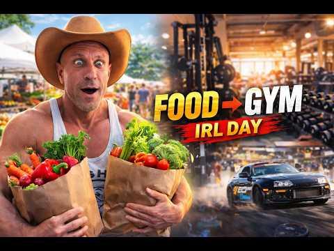 What I Eat + Gym Day 🍎 IRL Stream