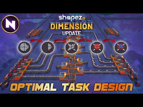 FASTER 'TASKS' With Optimized TRAIN NETWORK | 05 | Shapez 2 DIMENSION UPDATE | Tutorial/Lets Play