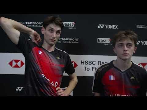 "They where the better pair" Cattoen/Renoir on loss to Lee/Lee at Swiss Open 2026