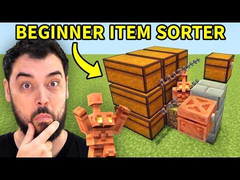 Are Minecraft sorting systems *really* easier with Copper Golems?