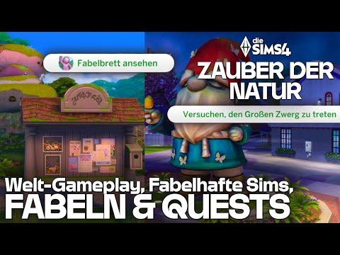 Zauber der Natur Pack-Features 🧚🌿 Fabeln, Fabelhafte Sims, Tauschhandel, Welt-Story & Gameplay