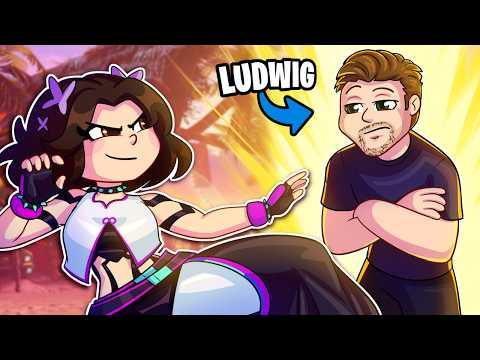 Proving to Ludwig that my Juri is still clean in Street Fighter