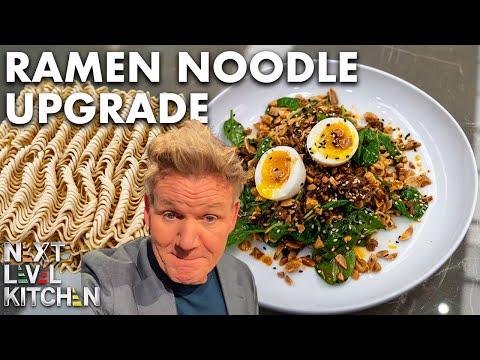Gordon Ramsay Challenges Chef to Make a Budget Meal Using Ramen