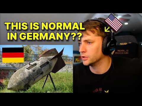 American reacts to 250kg WWII BOMB found in Dresden causes evacuation